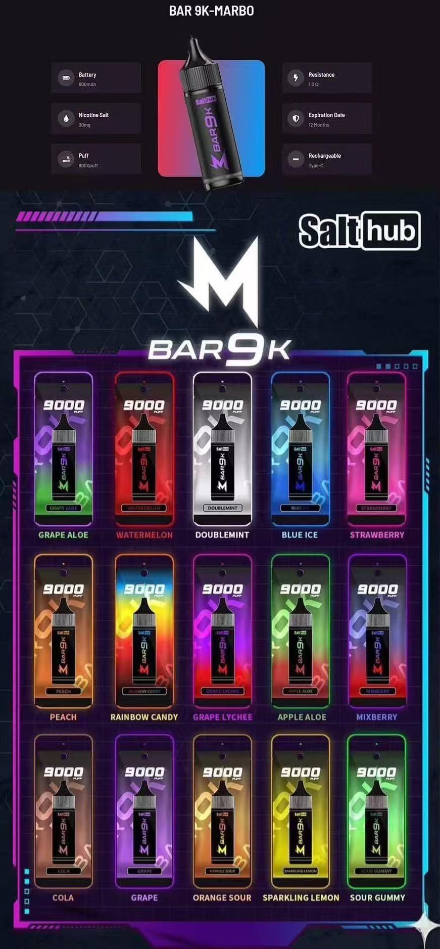Marbo 9000 拋棄式功能介紹 Marbo 9000 拋棄式功能介紹